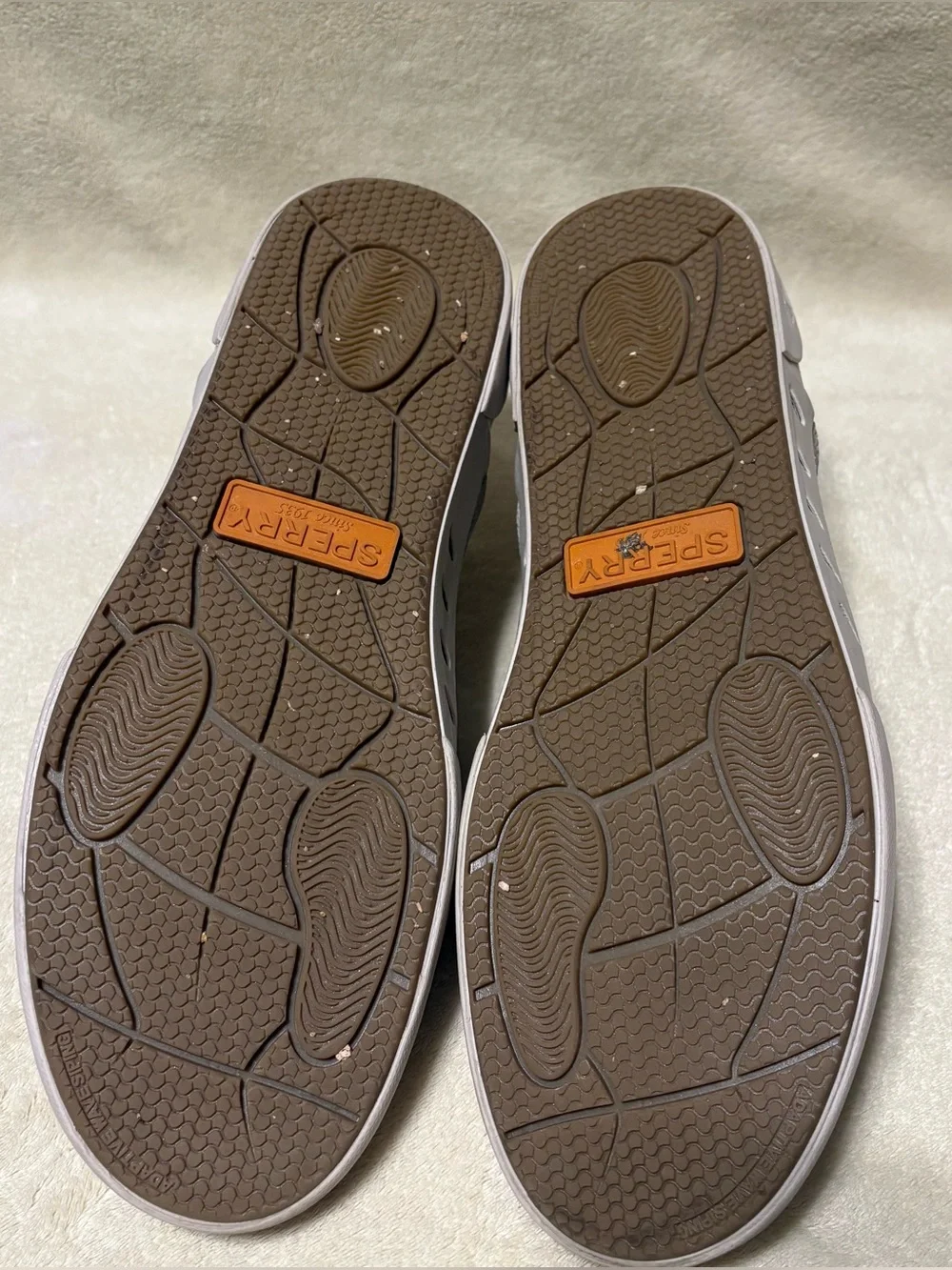 Sperry Men's Gray Mesh Slip-On Loafers
